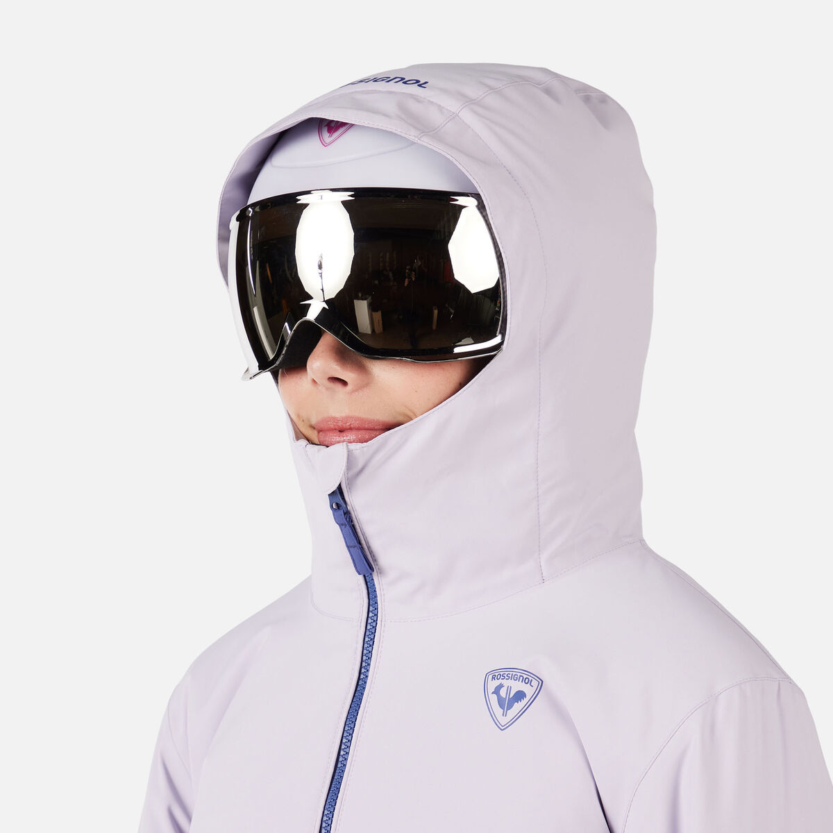 Rossignol Juniors' Strawpile Ski Jacket Pink/Purple