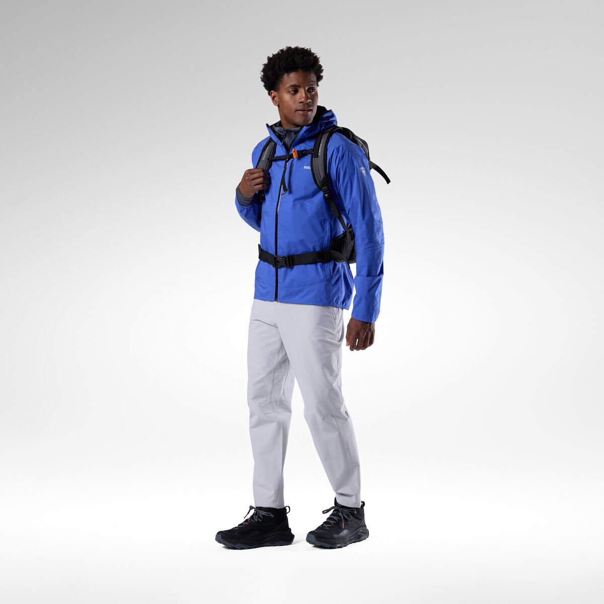 Rossignol Veste Softshell 2,5 couches imperm&eacute;able pour hommes Blue