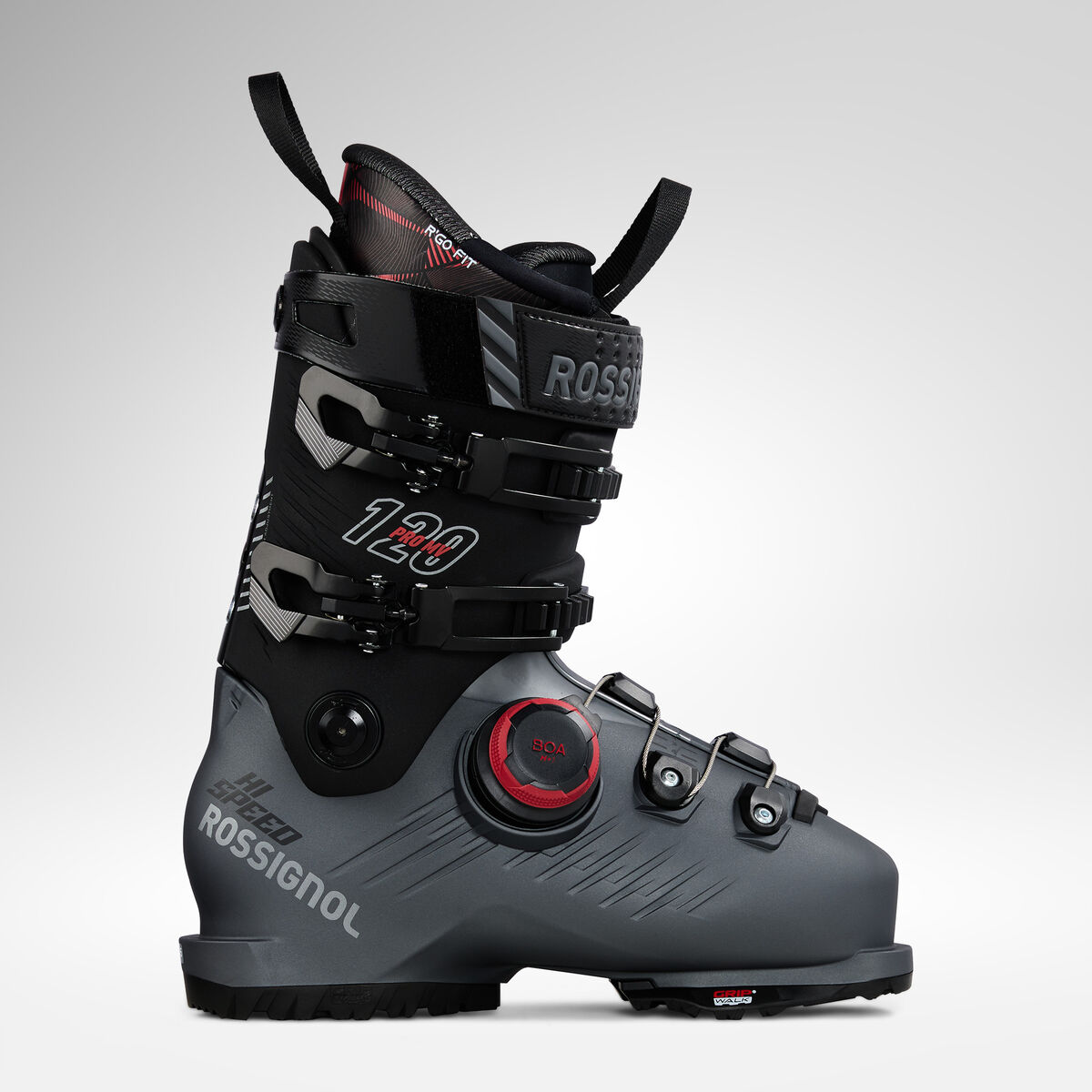 Rossignol Men's HI-SPEED 120 PRO MV BOA GW  Alpine Skiboots Grey