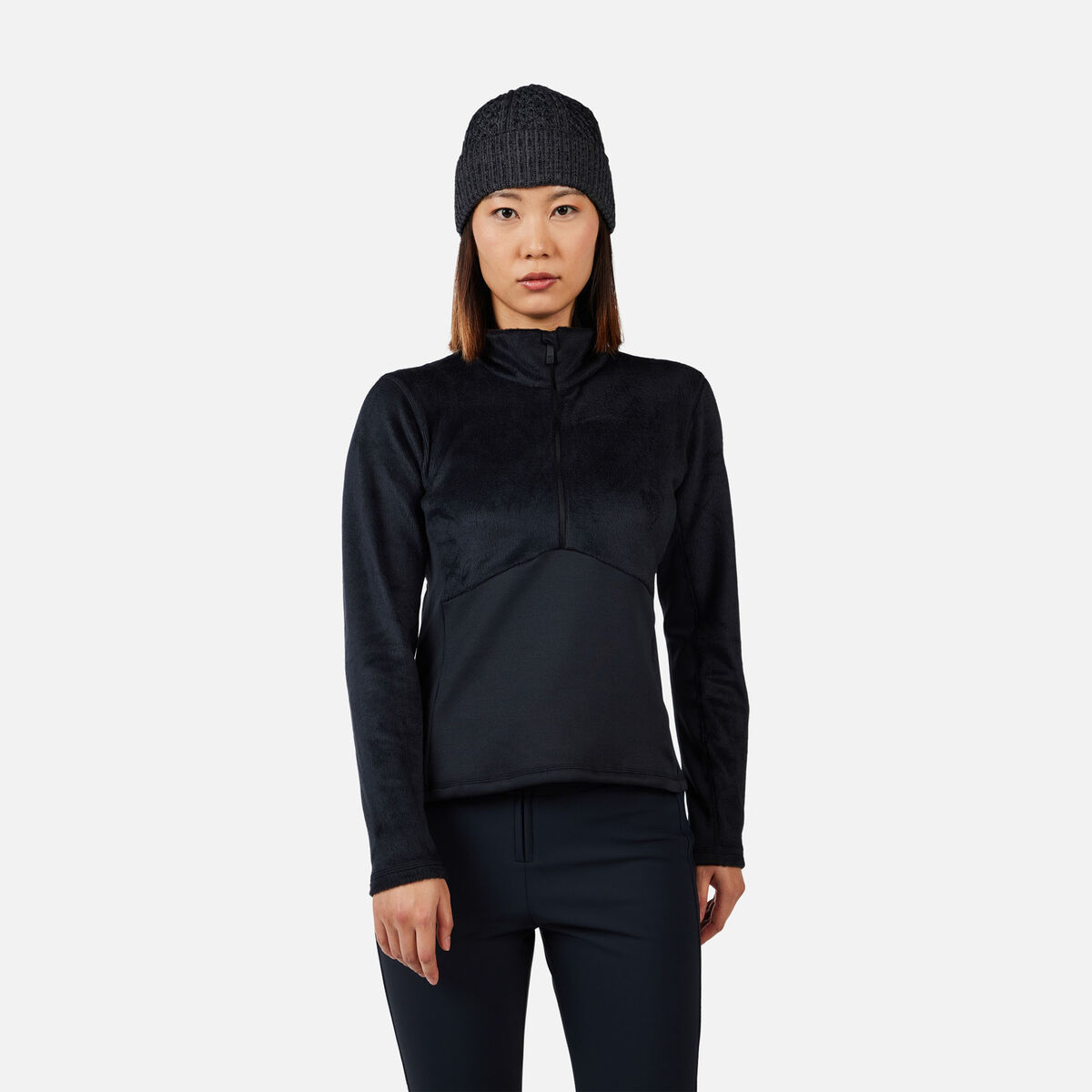 Rossignol Women's Diretta Half-Zip Fleece Black