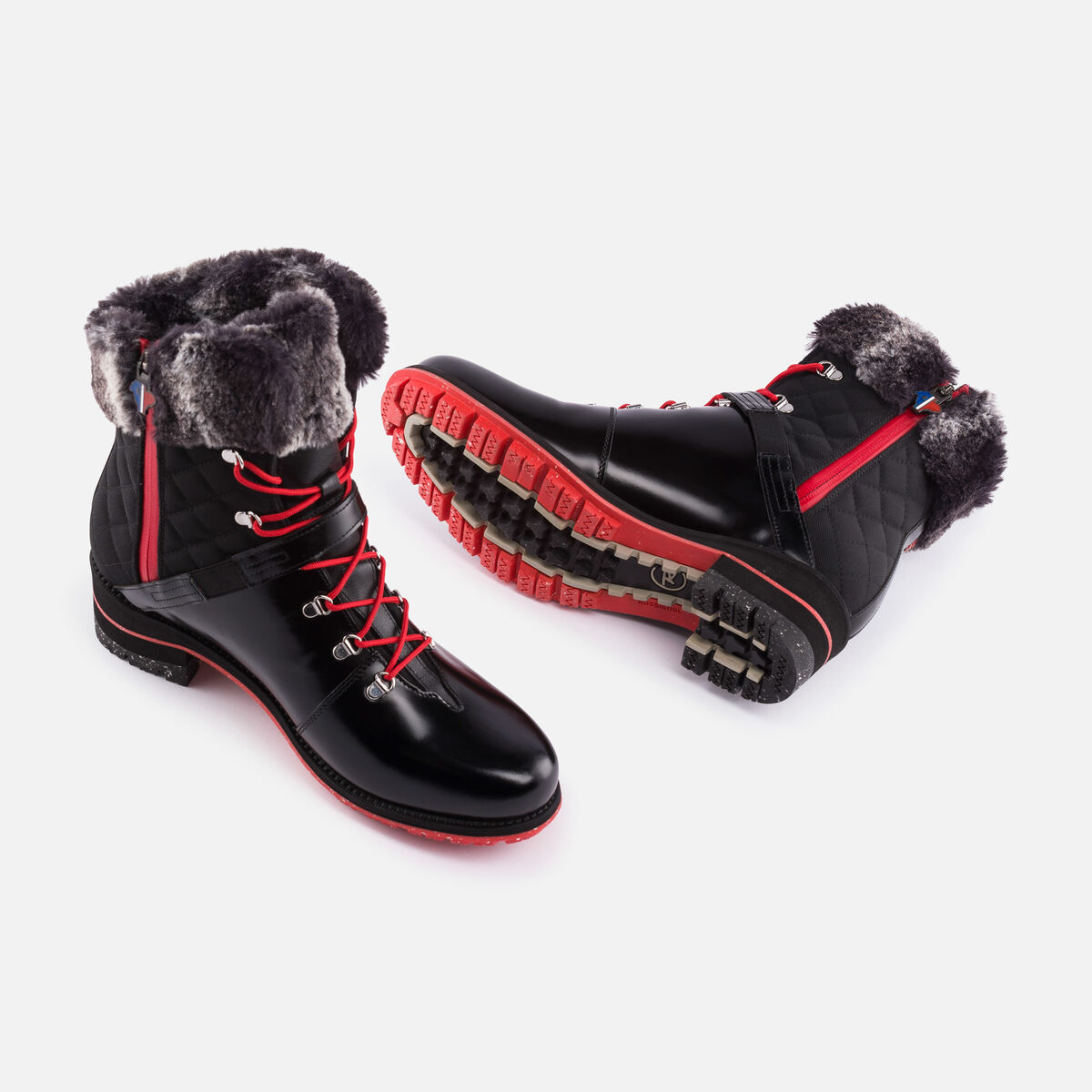 Women's 1907 Megeve Shiny Black Boots