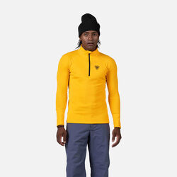 Rossignol Blackside Fleece-Oberteil mit halbem Rei&szlig;verschluss f&uuml;r Herren Yellow