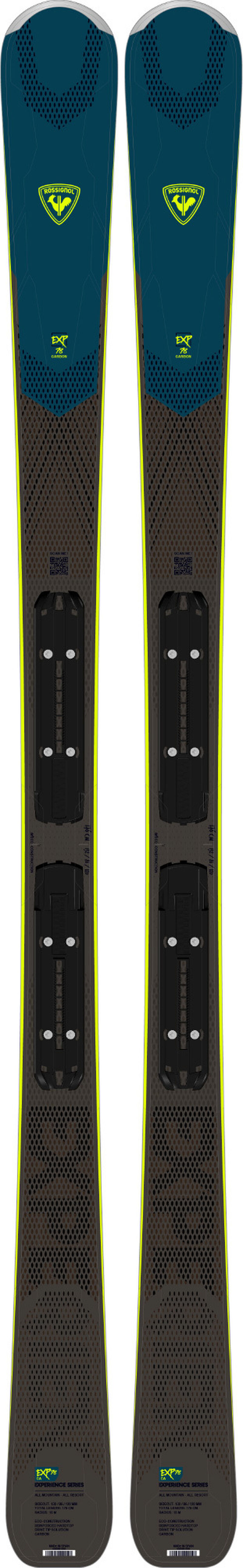 Rossignol SCI DA ALL MOUNTAIN UOMO EXPERIENCE 78 CARBON (DARK XP) 