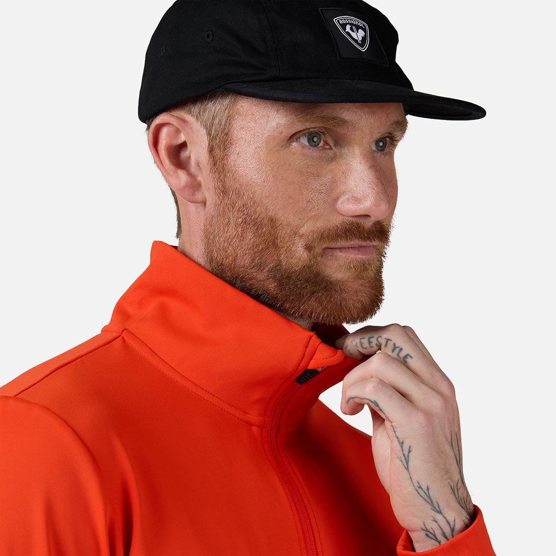 Men's Midlayer Full-Zip Thin Jacket | Orange | Rossignol