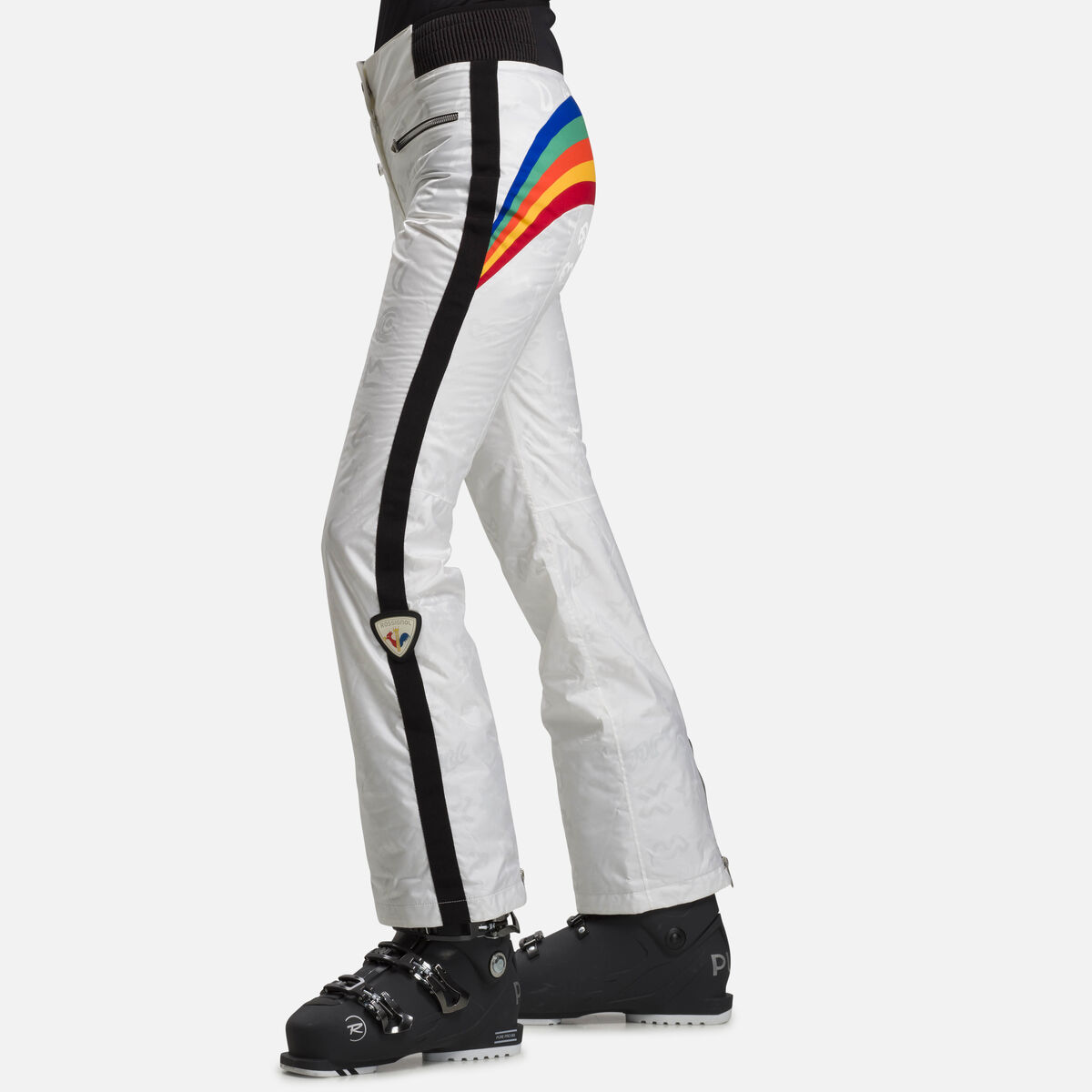 Rossignol JCC Women's Rainbow Ski Pants white