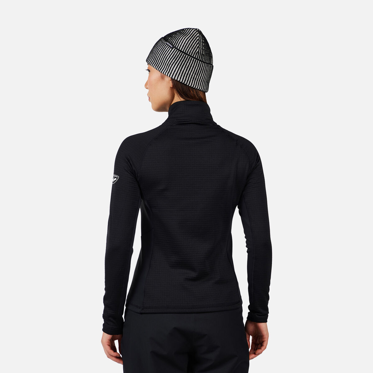 Rossignol Women's Blackside Mix Half-Zip Fleece Black