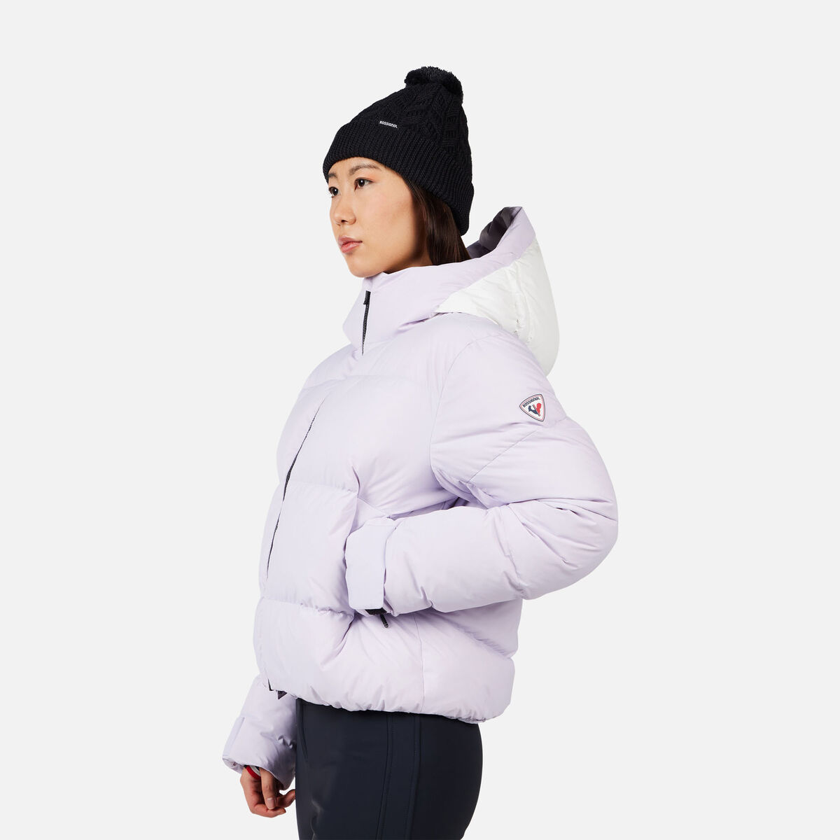 Rossignol Chaqueta de plum&oacute;n de esqu&iacute; Daille para mujer Pink/Purple