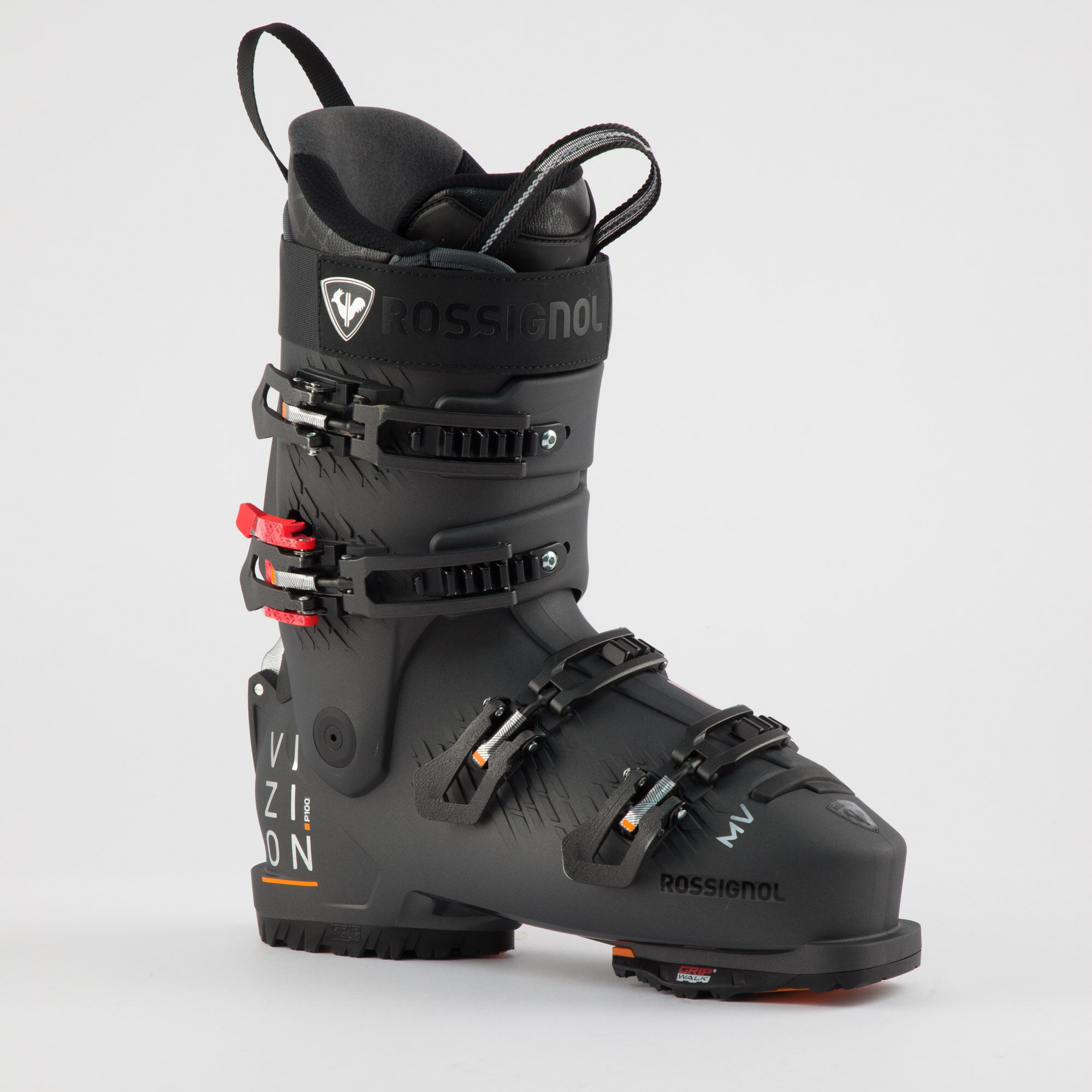 Men's On Piste Ski Boots Vizion 4B Pro 100 Mv Gw | Grey | Rossignol