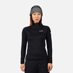Rossignol Women's Blackside Mix Half-Zip Fleece Black