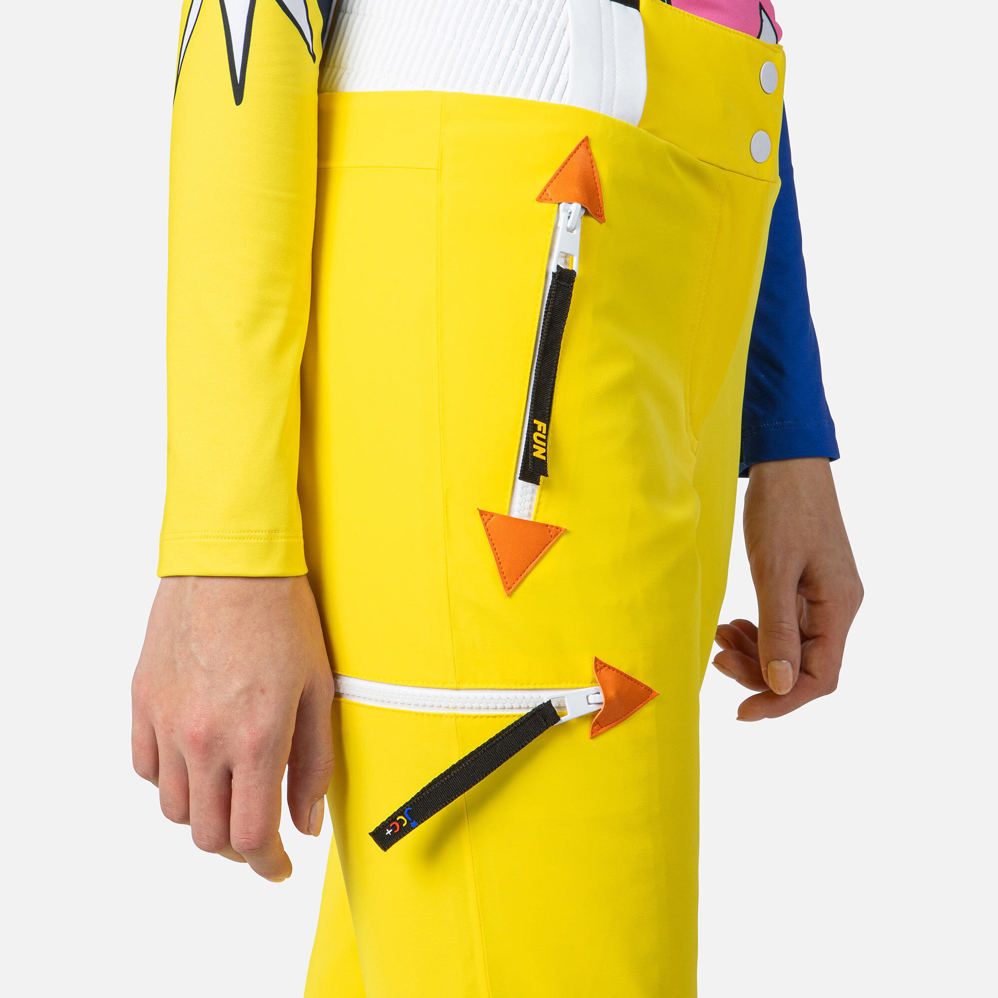 ROSSIGNOL スキーウェア アルペン スキーパンツ SSサイズ イエロー