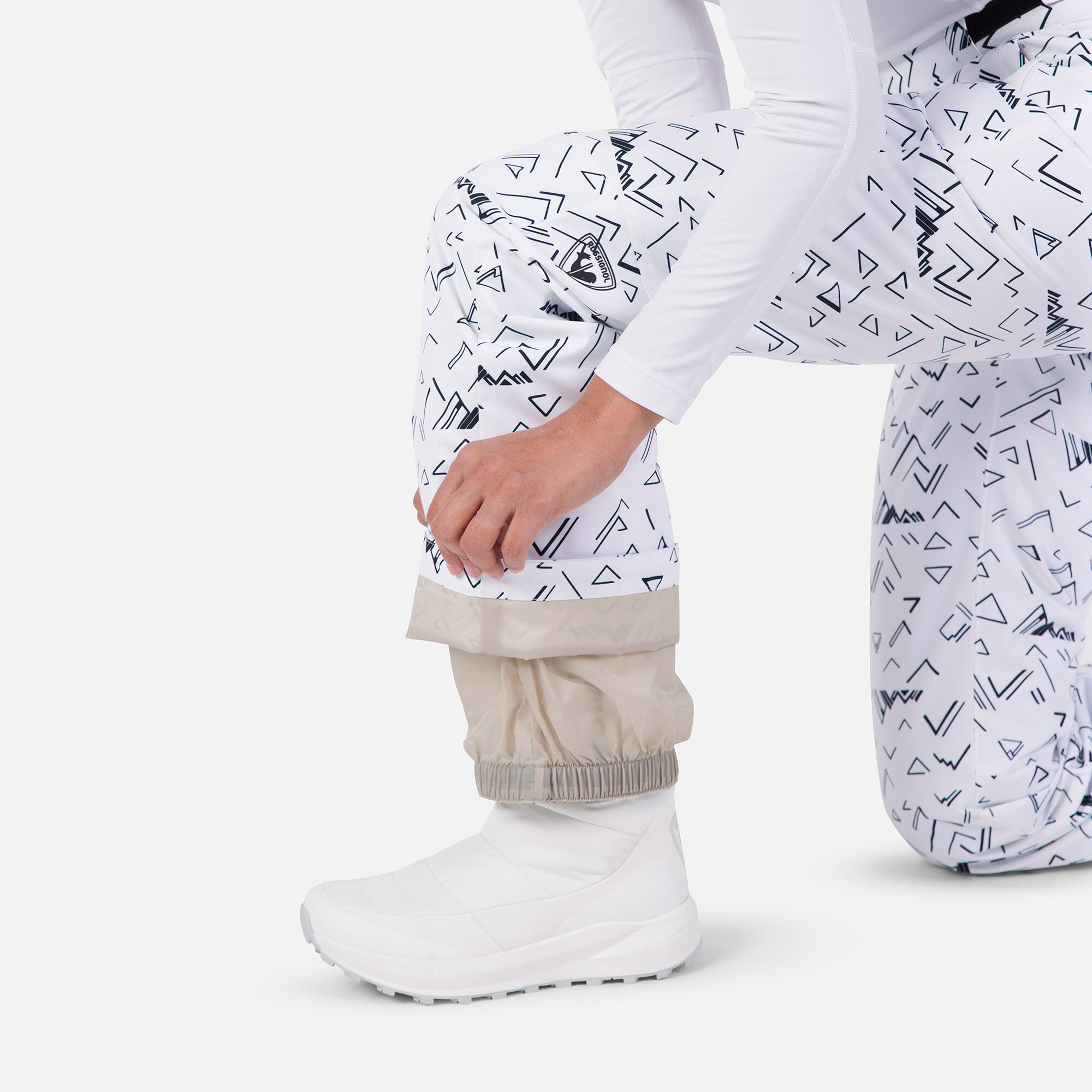 Women's Staci Print Ski Pants | White | Rossignol