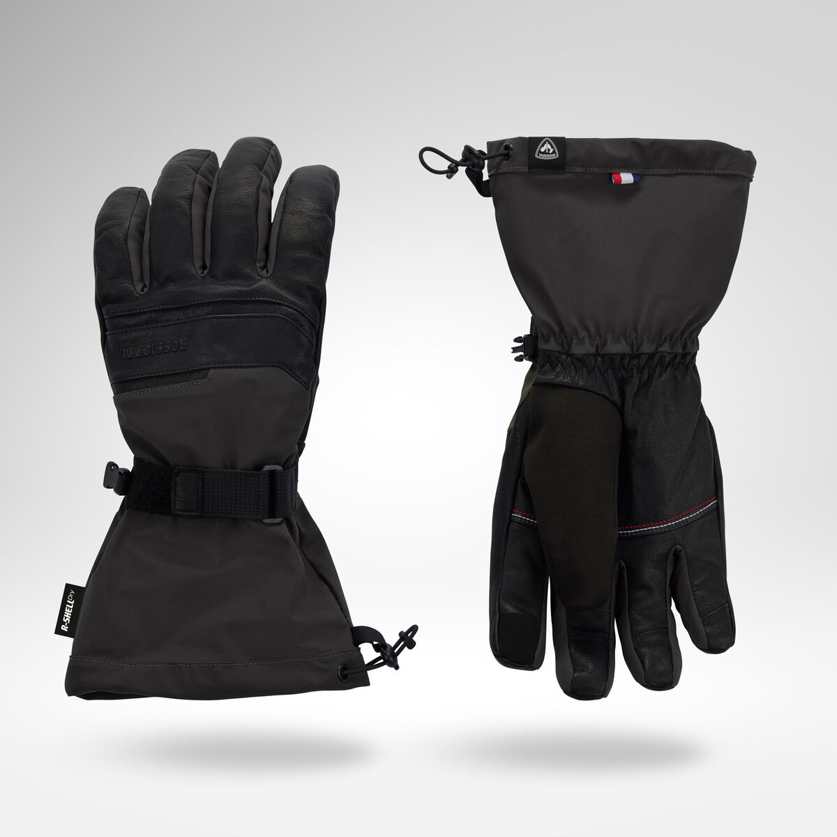 Rossignol Men's Leather Mix Ski Gloves R-Shell Dry [Ljava.lang.Object;@7ca4420f