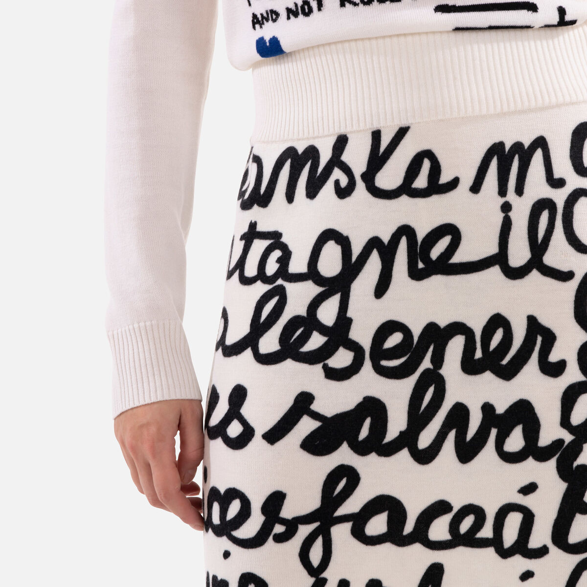 Women's All-Over Writing Skirt