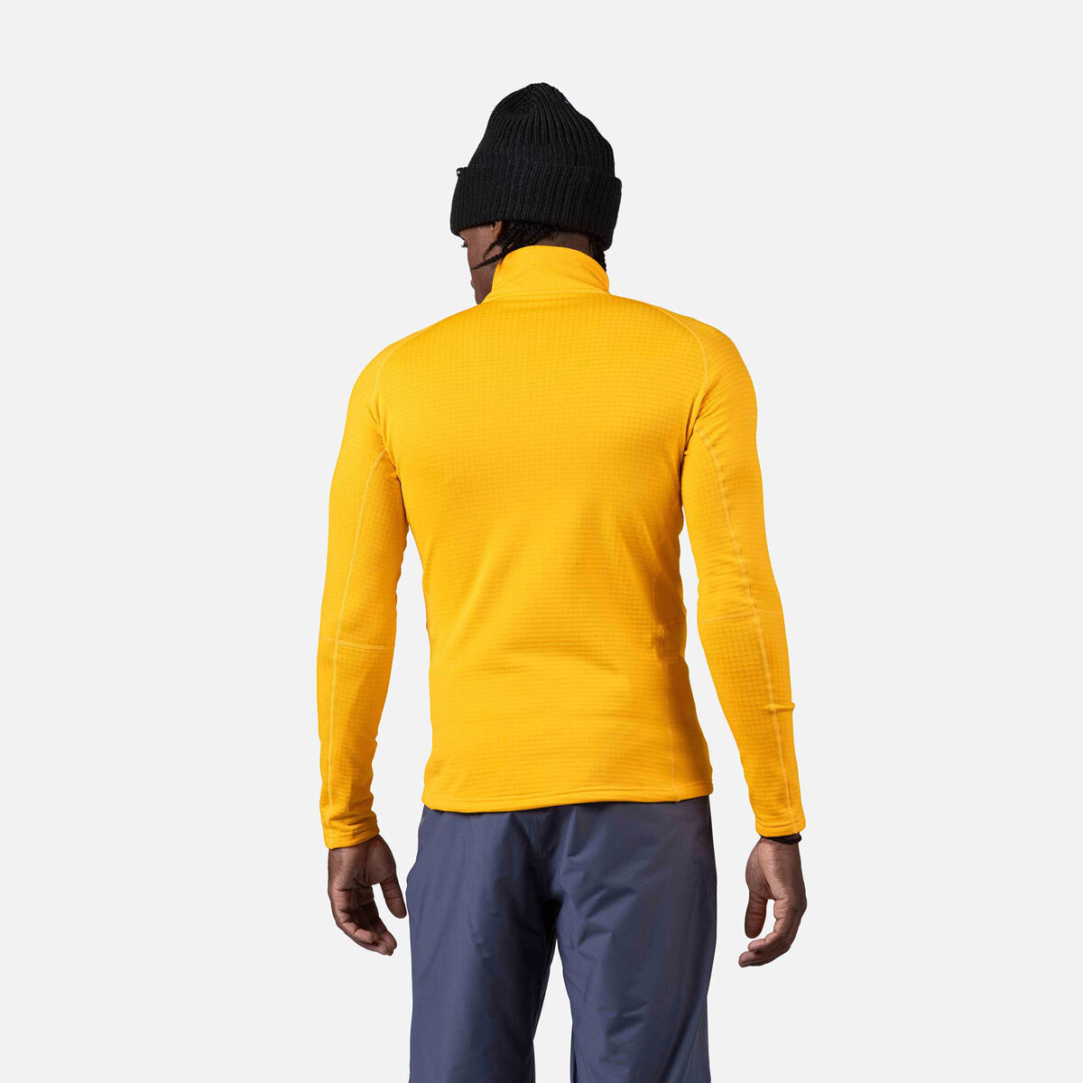 Rossignol Polaire &agrave; demi-zip homme Blackside Yellow