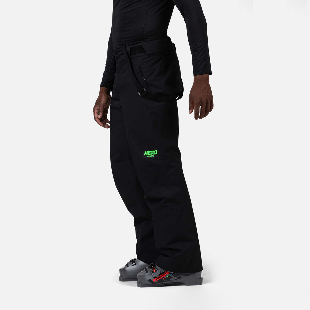 Rossignol Men's Hero Blackside Insulated Ski Pants Black