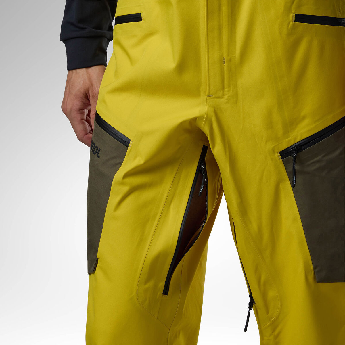 Rossignol MEN'S PROCLIVITY ATHLETE SKI BIB yellow