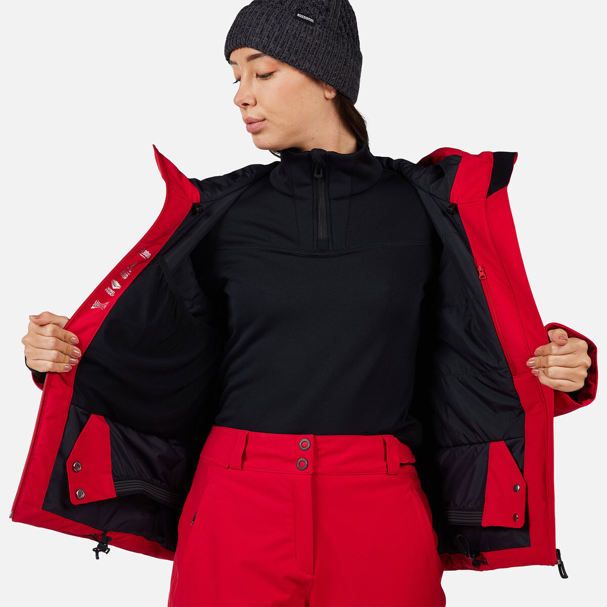 Rossignol Women's Rochrun Insulated Ski Jacket Red