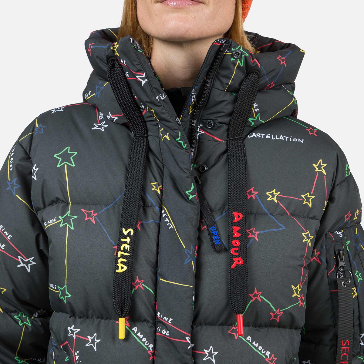 Doudoune de ski imprimé JCC Modul Printed Bomber femme