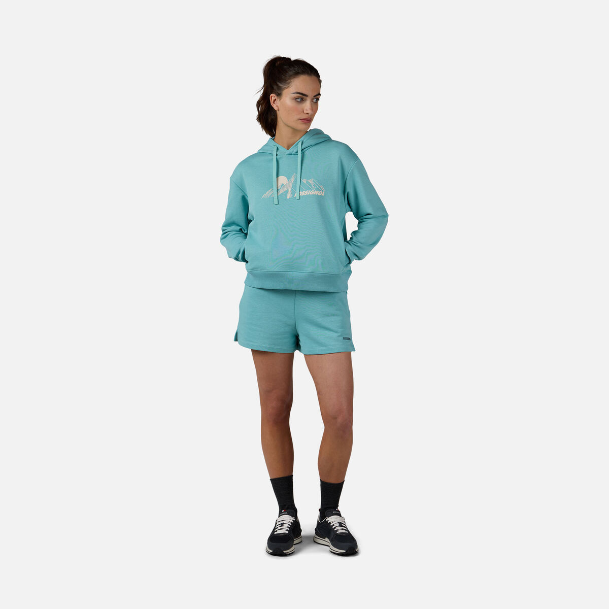 Rossignol Women's Waterfall Hoodie Sweatshirt Blue