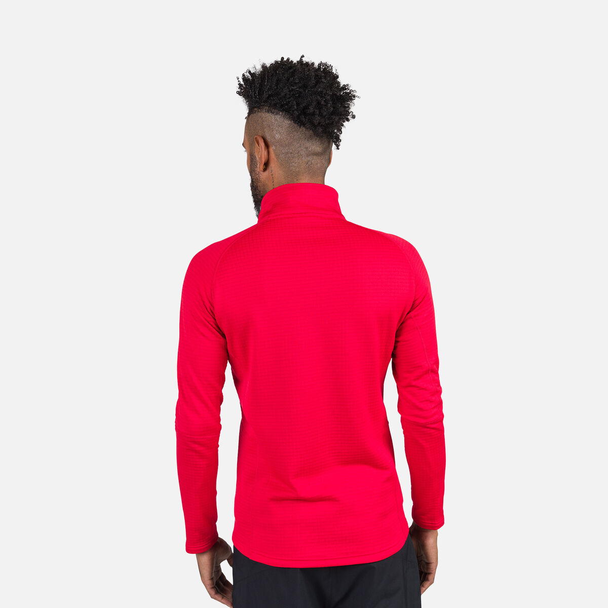 Rossignol Men's Blackside Half-Zip Fleece Top Red