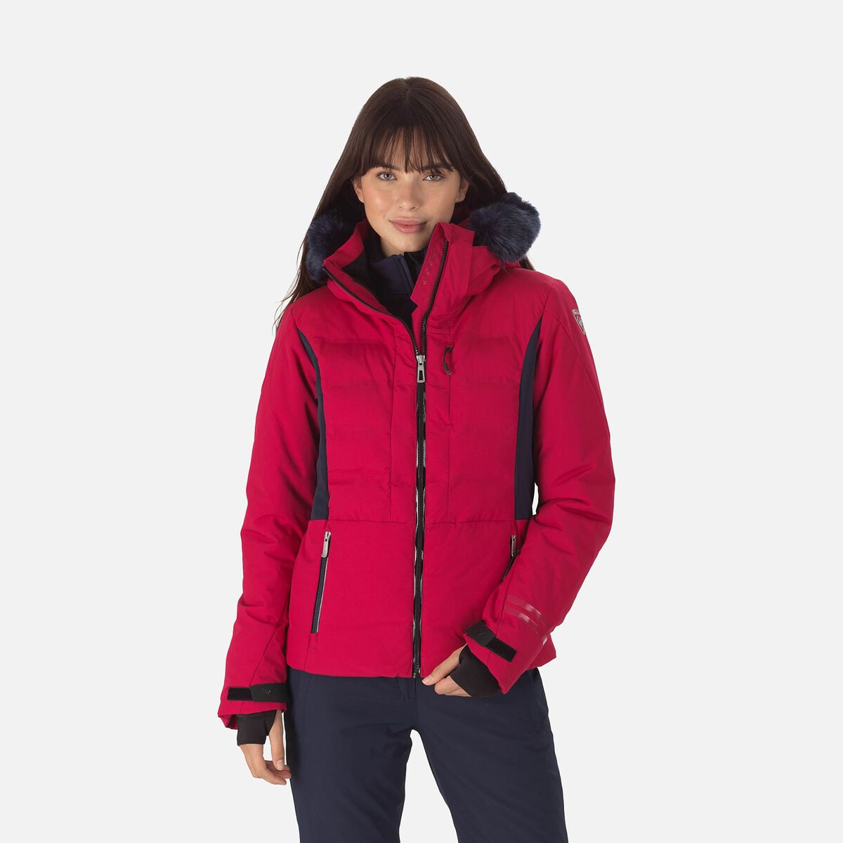 Rossignol Women's Depart Ski Jacket Pink/Purple