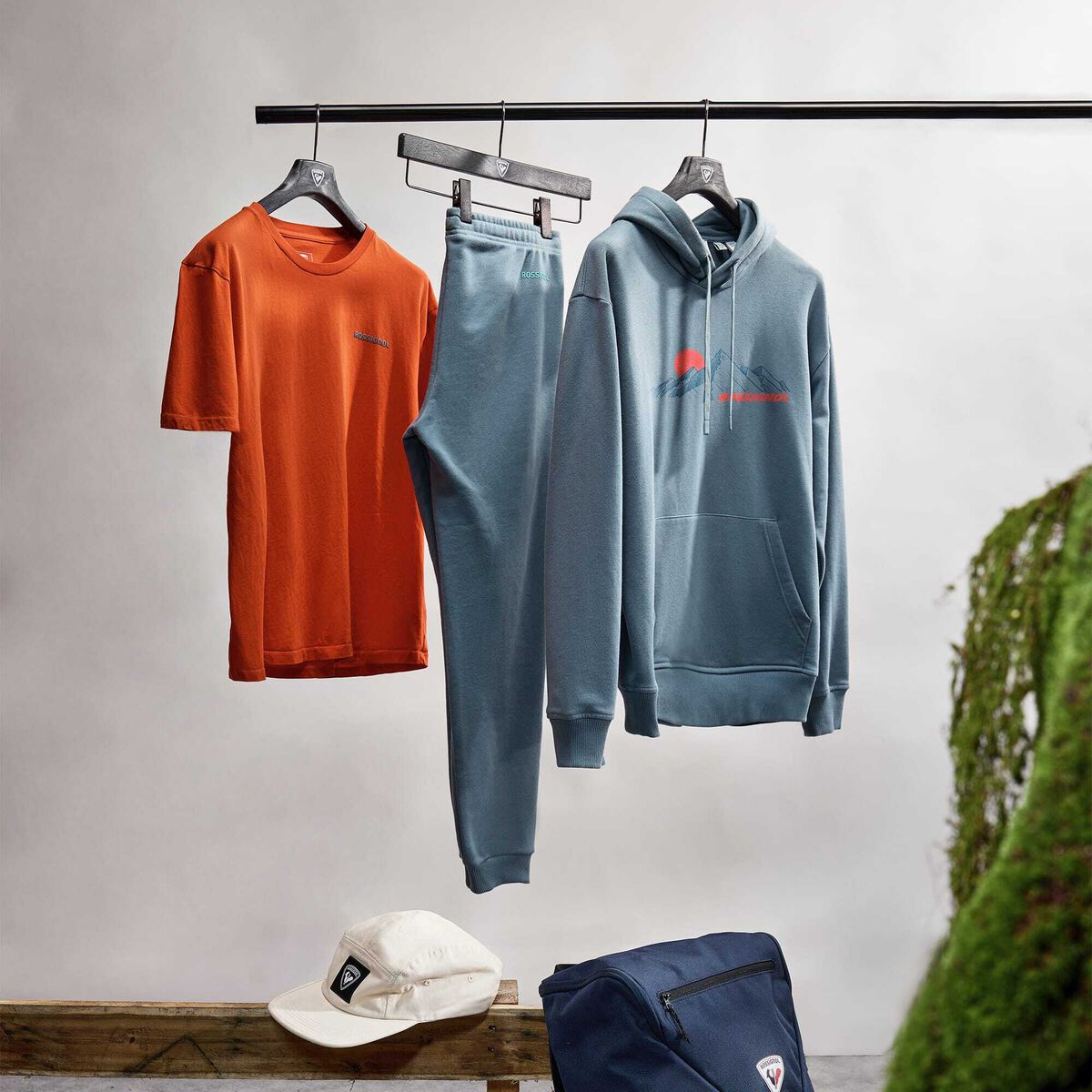 Rossignol Men's Waterfall Hoodie Sweatshirt Blue