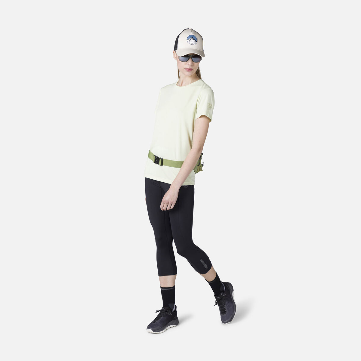 Rossignol Women's Plain Hiking Tee Yellow