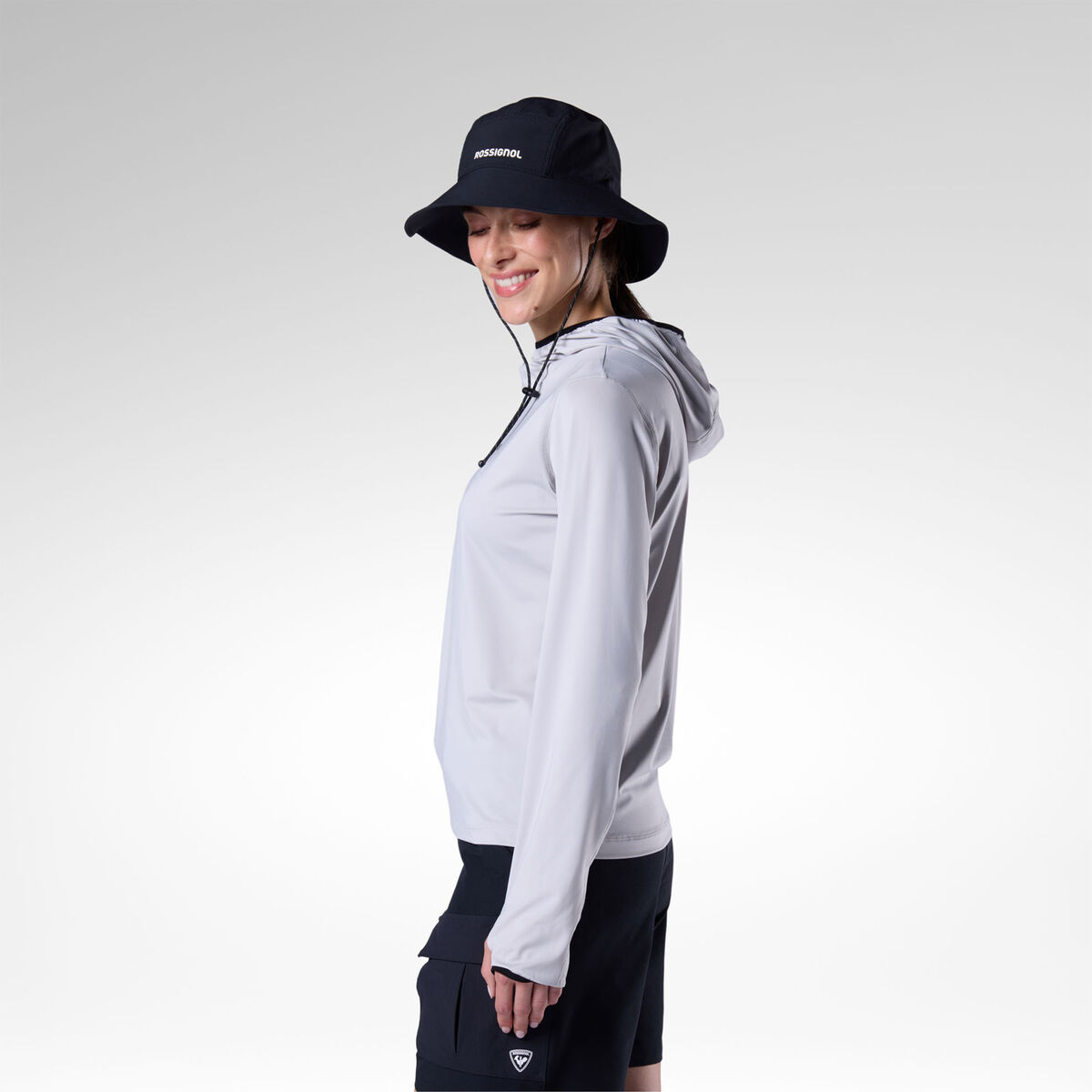 Rossignol Women's Westweg Sun Hoodie Grey