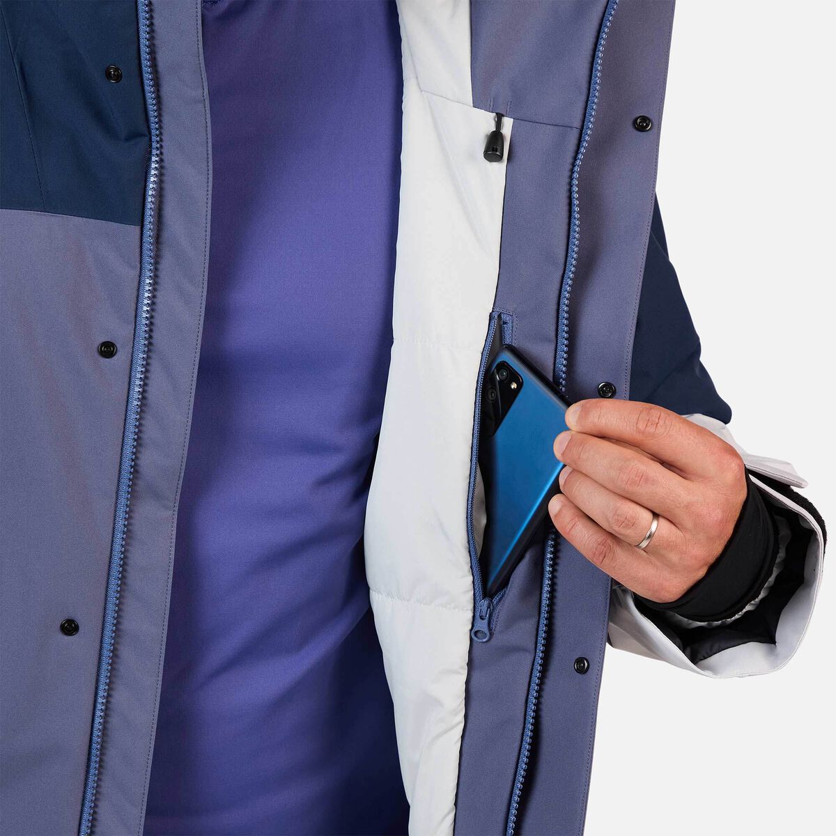 Rossignol Men's Velika Insulated Ski Jacket Blue