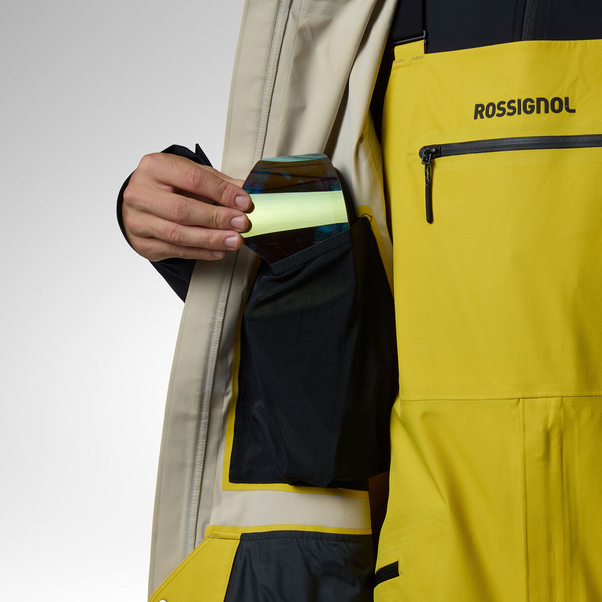 Rossignol MEN'S PROCLIVITY ATHLETE SKI JACKET Yellow
