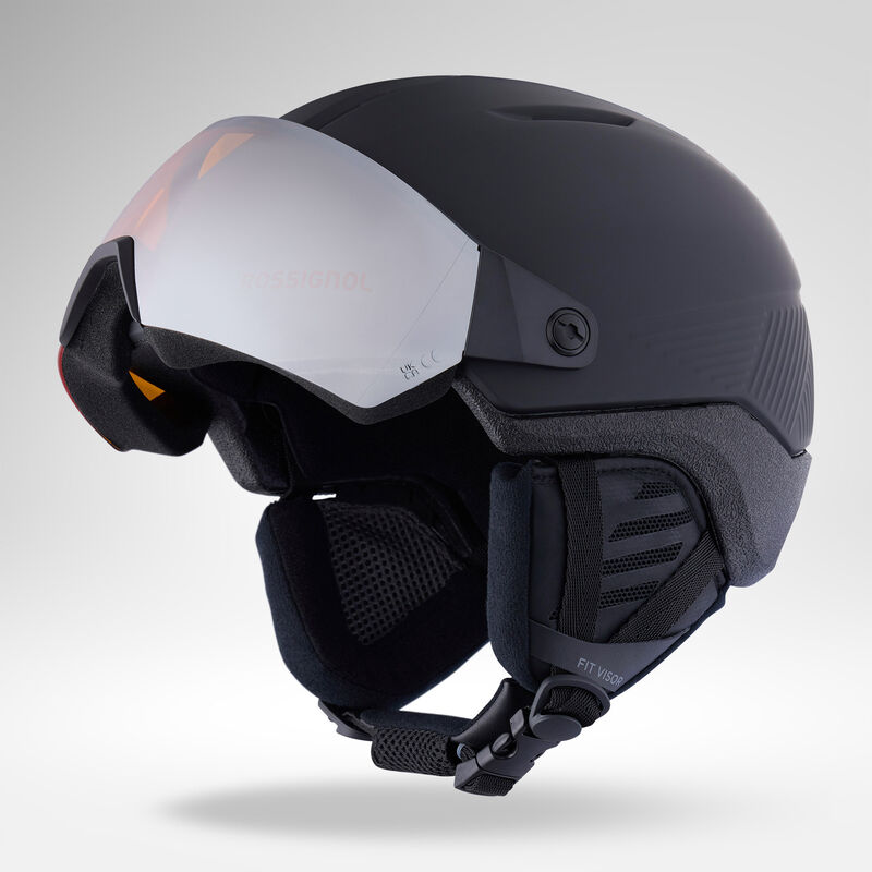 Rossignol Helmet FIT VISOR IMPACTS BLACK Multicolor