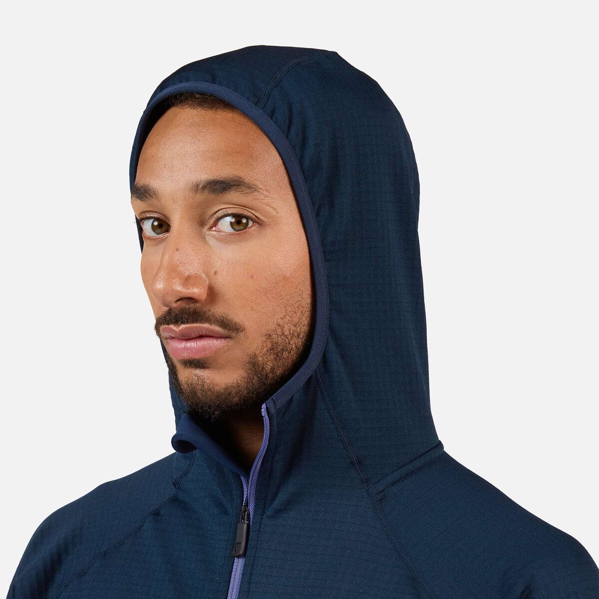 Rossignol Men's Blackside Full-Zip Hooded Fleece Blue