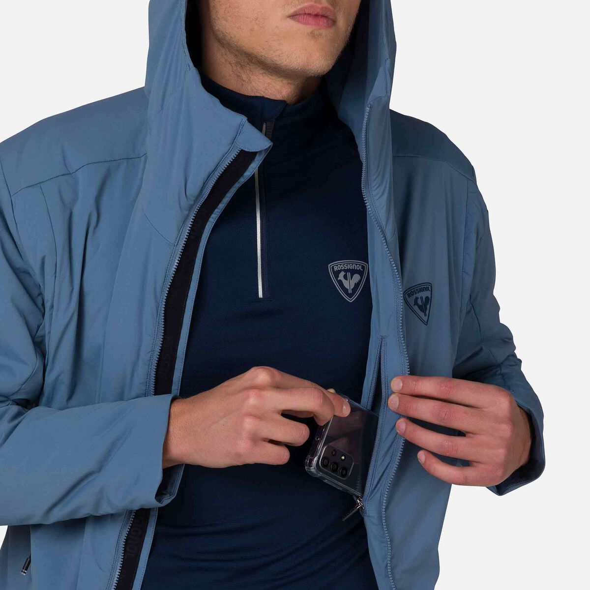 Rossignol Herren Opside Leicht Isolierte Kapuzenjacke Blue