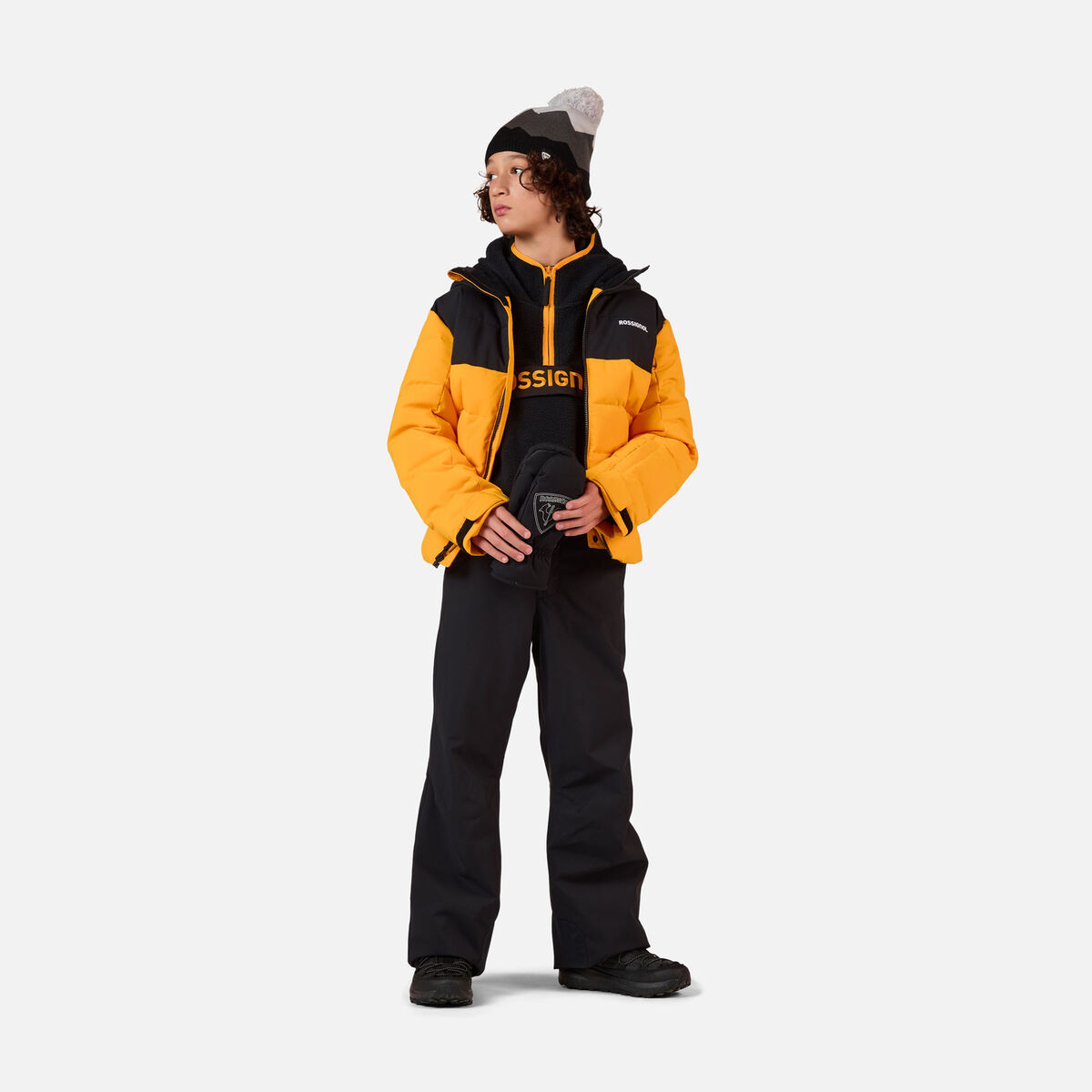 Rossignol Isolierte Skihose f&uuml;r Jungen Schwarz
