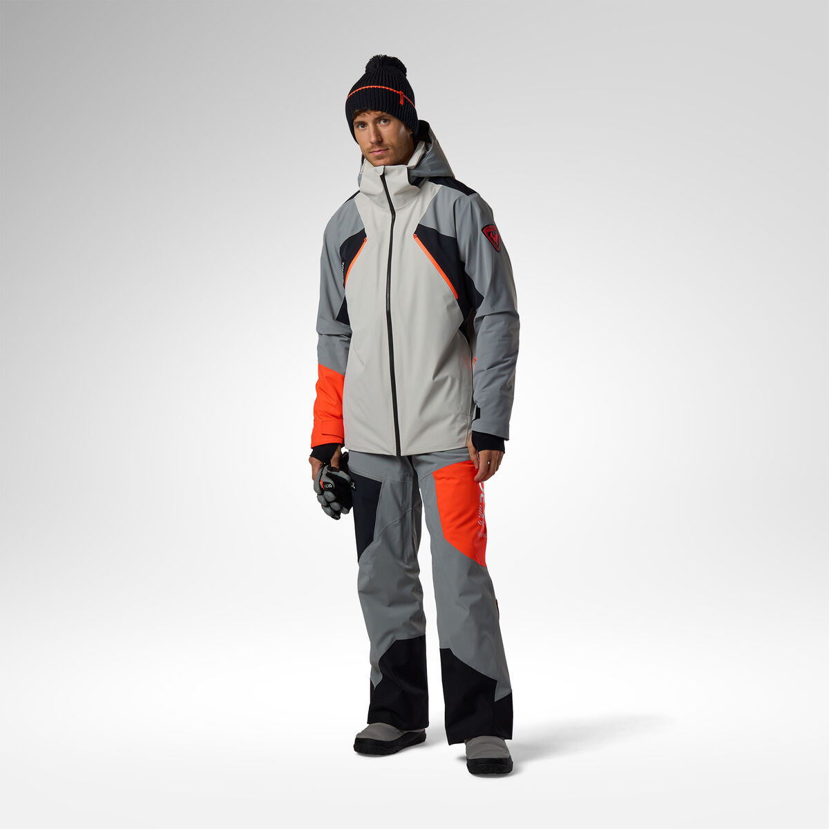 Rossignol Men's Hero 4WS Insulated Ski Jacket Grey