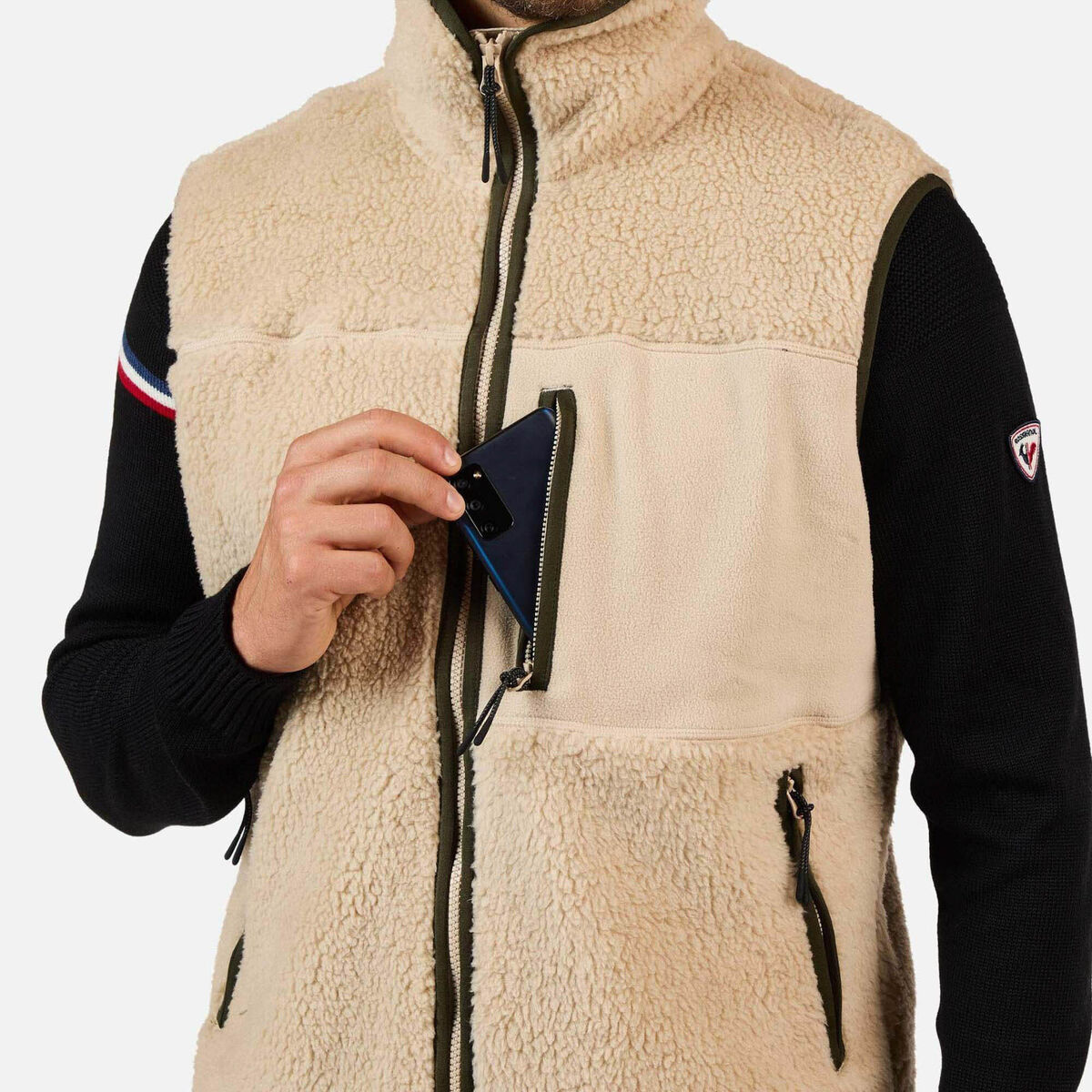 Rossignol Men's All Track Sherpa Vest Grey