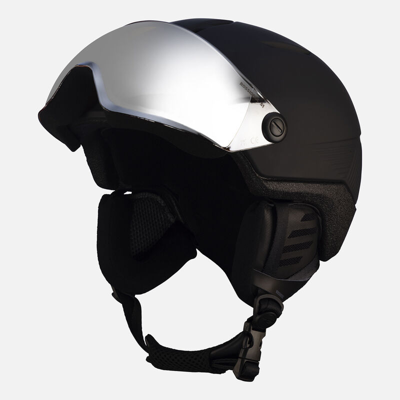 Rossignol Unisex Helmet Fit Visor Impacts Black