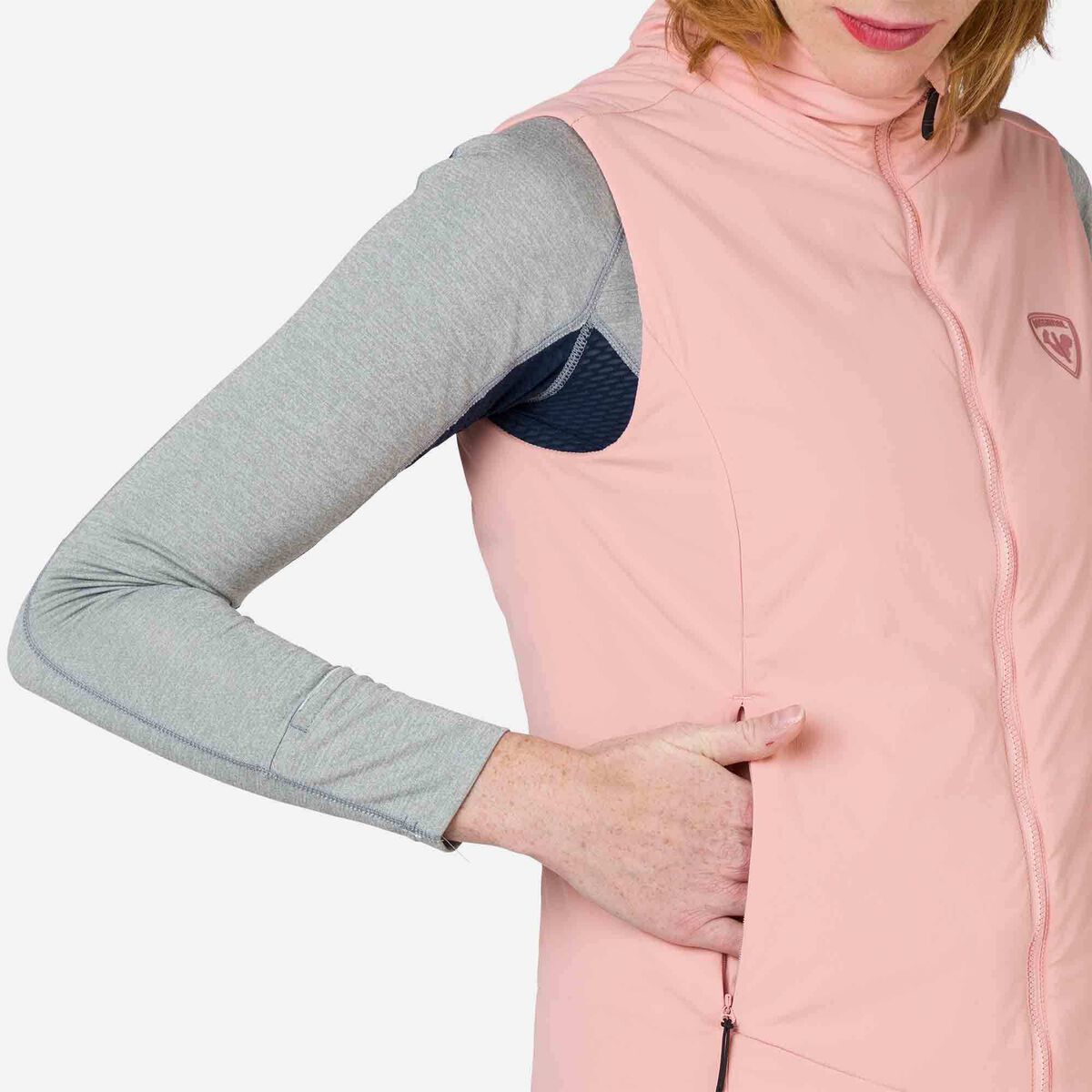 Rossignol Damen Opside Leicht Isolierte Weste Rosa-lila