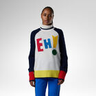 Rossignol Women's JCC Graphic Turtle Neck Sweater WHITE