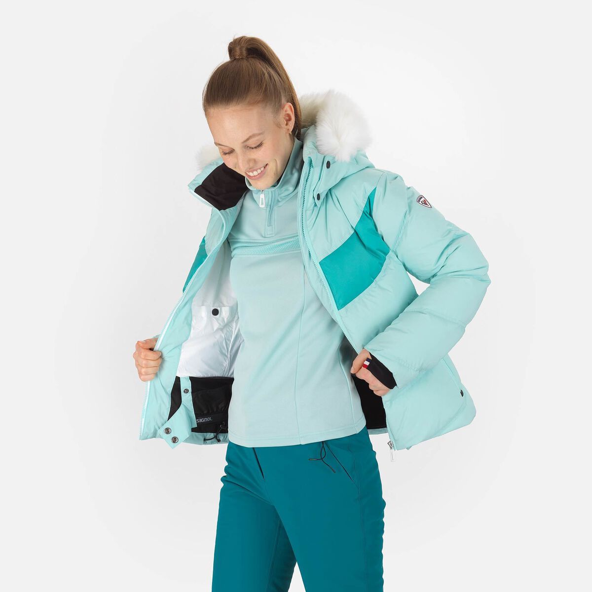 Rossignol Damendaunenskijacke Signature Blue