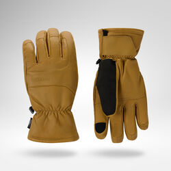 Rossignol R-Shell Dry Full Leather Ski Gloves Yellow
