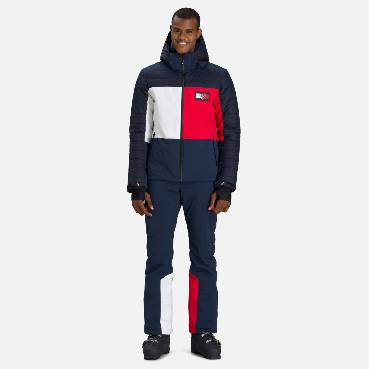 Rossignol Tommy Hilfiger Flag Quilted Ski Jacket Blue