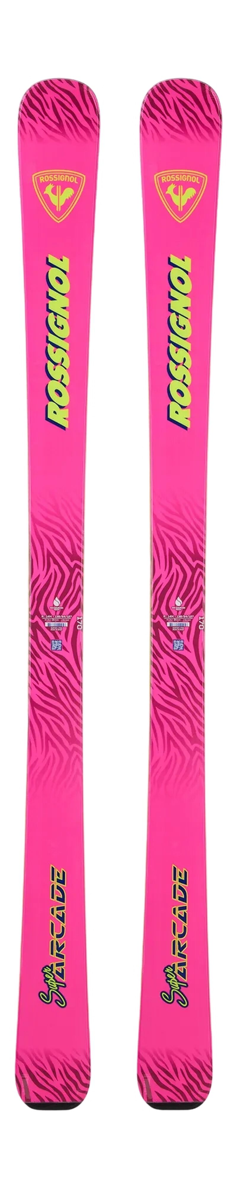 Rossignol SUPER ARCADE PINK ALPINE SKIS [Ldw.value.EnumValue;@37cf9545