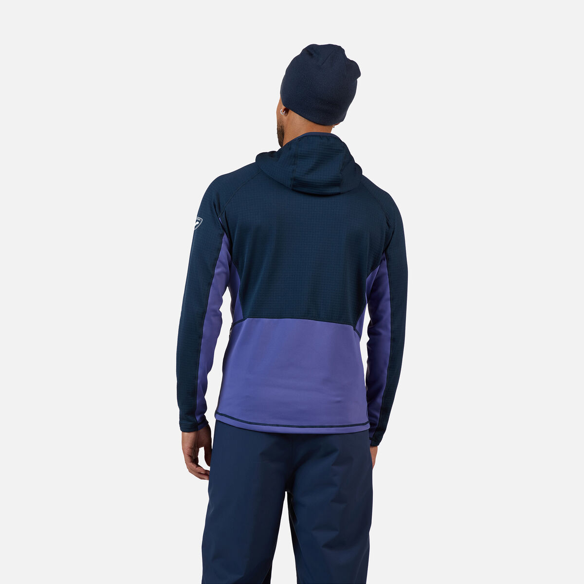 Rossignol Men's Blackside Full-Zip Hooded Fleece Blue