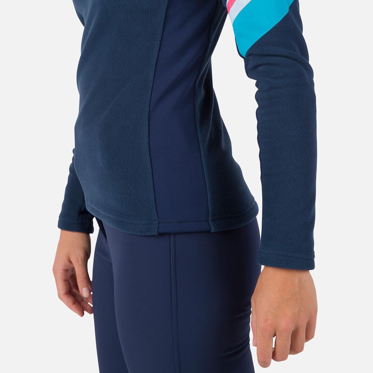 Rossignol ウィメンズ ストローパイル ハーフジップ フリース トップ Blue
