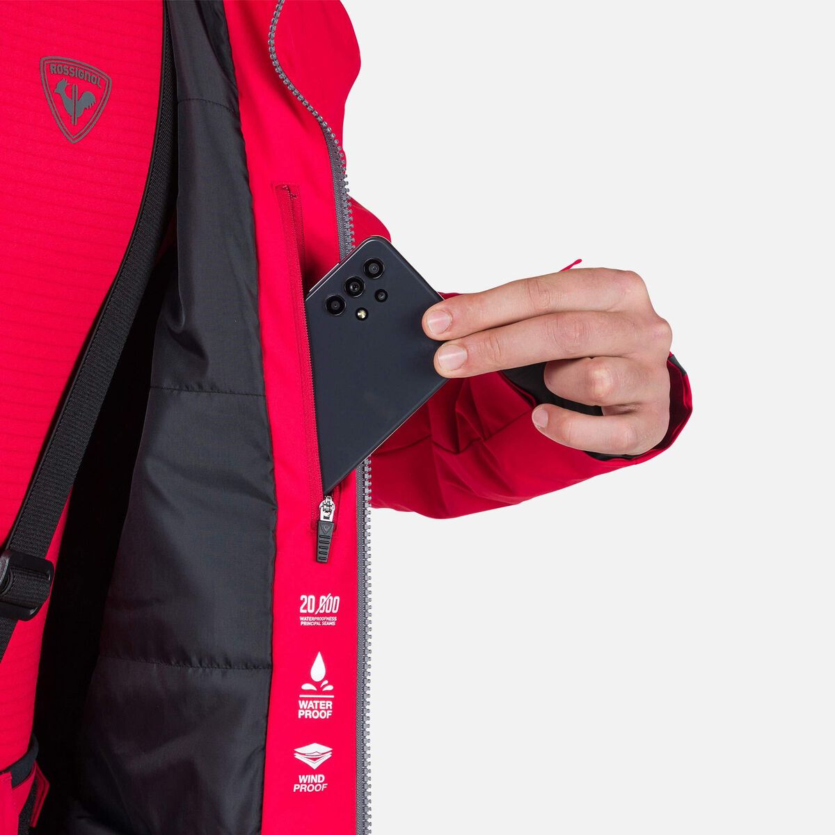 Rossignol Men's Strawpile Ski Jacket Red
