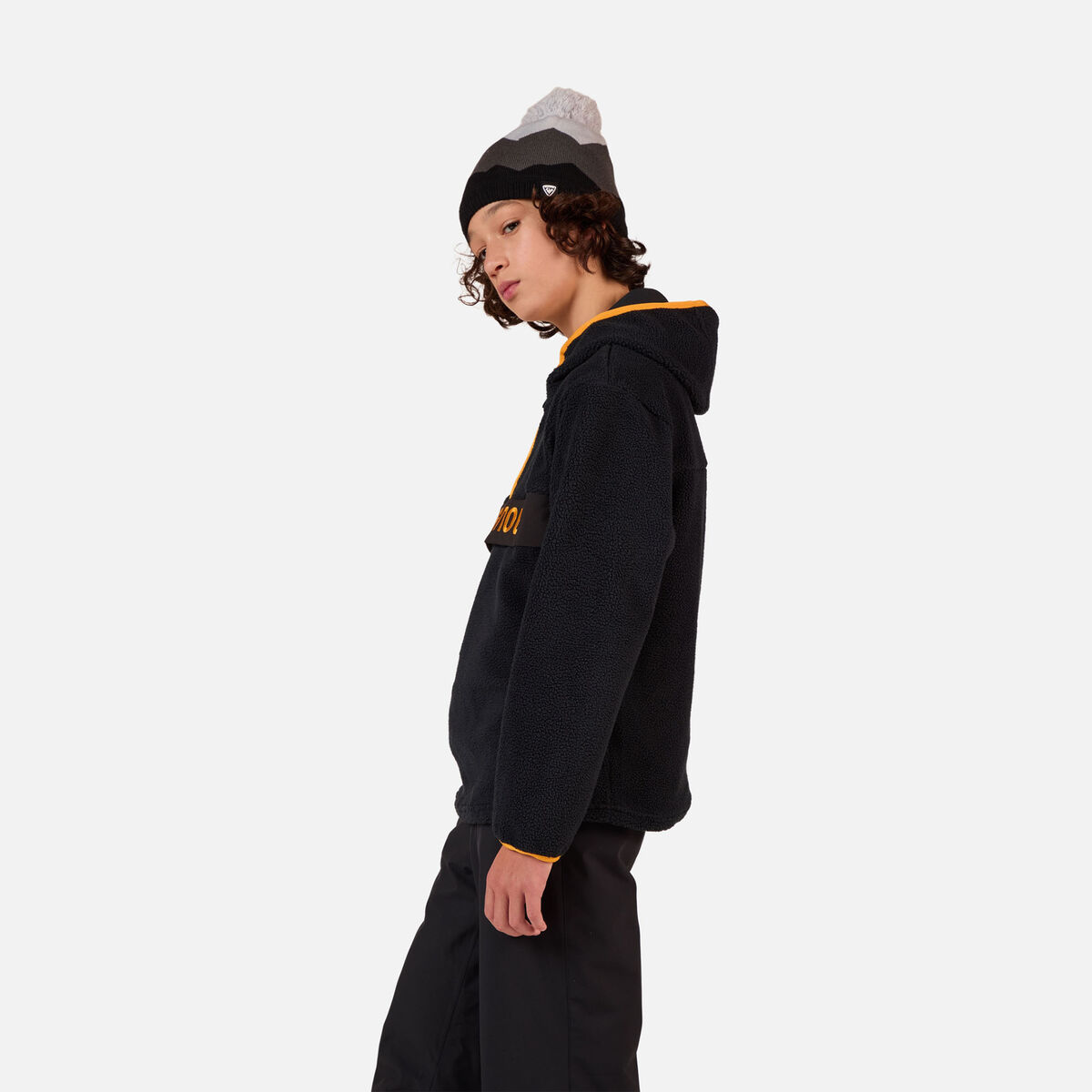 Rossignol Juniors' Alltrack Anorak Fleece Black