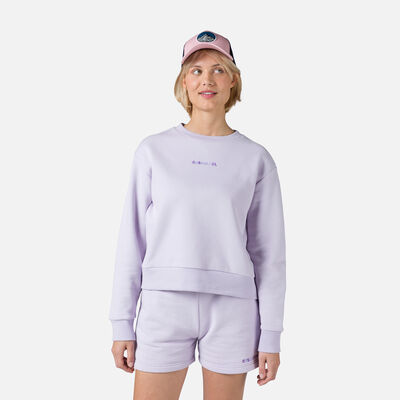 Rossignol Women's Embroidery Rossignol Sweatshirt pinkpurple