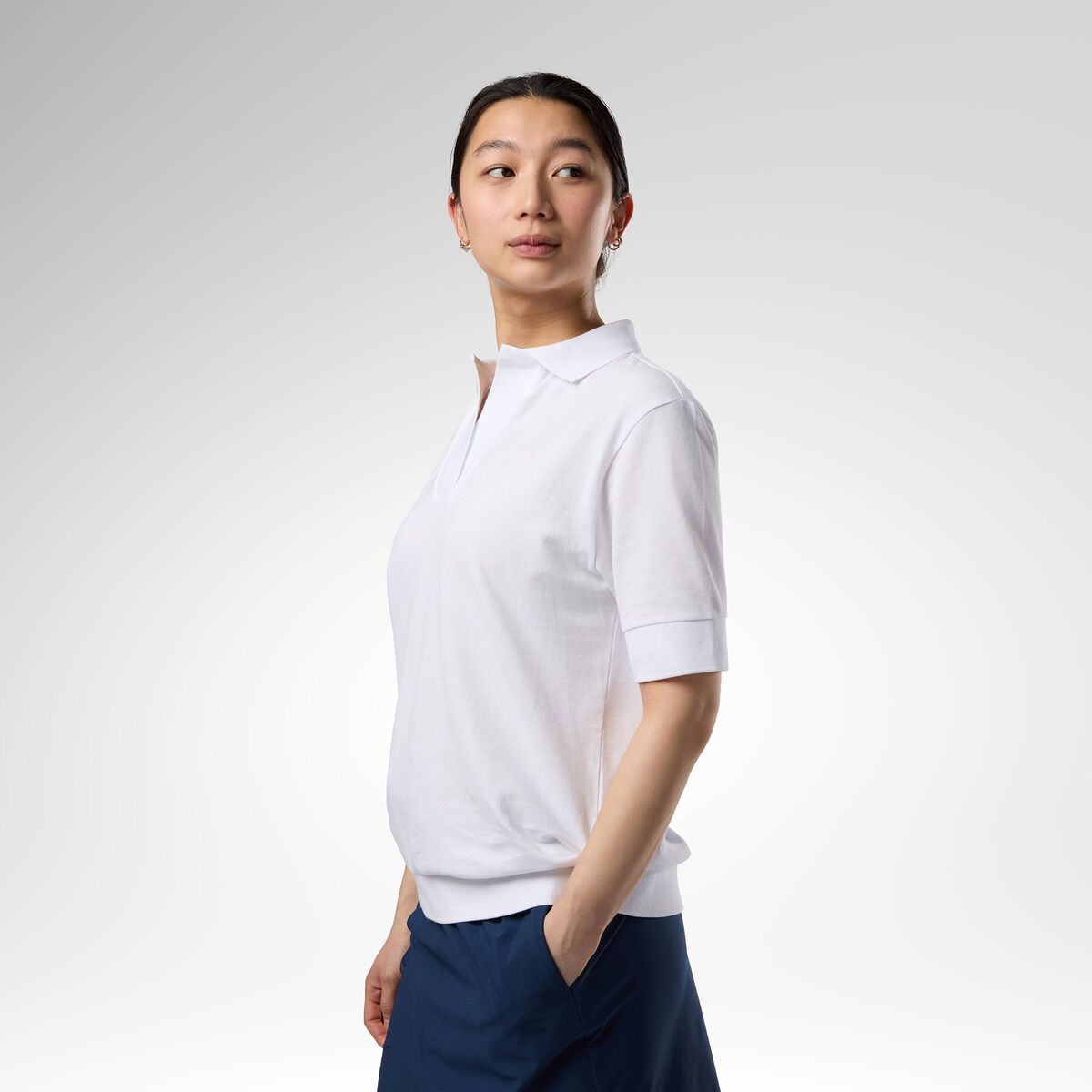 Rossignol Polo de piqu&eacute; para mujer White