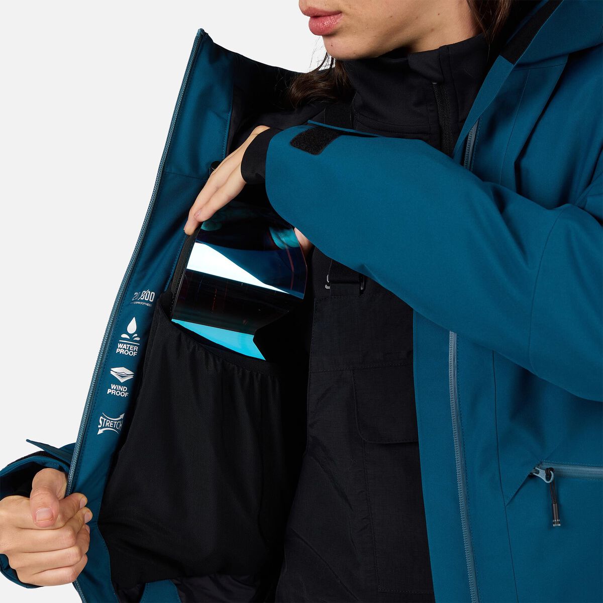 Rossignol Women's Rochrun Insulated Ski Jacket Blue